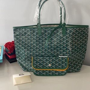 Goyard Saint Louis PM in Vert (green)